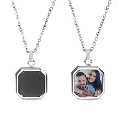 Personalized Heat Photo Necklace - Dazzle Wears