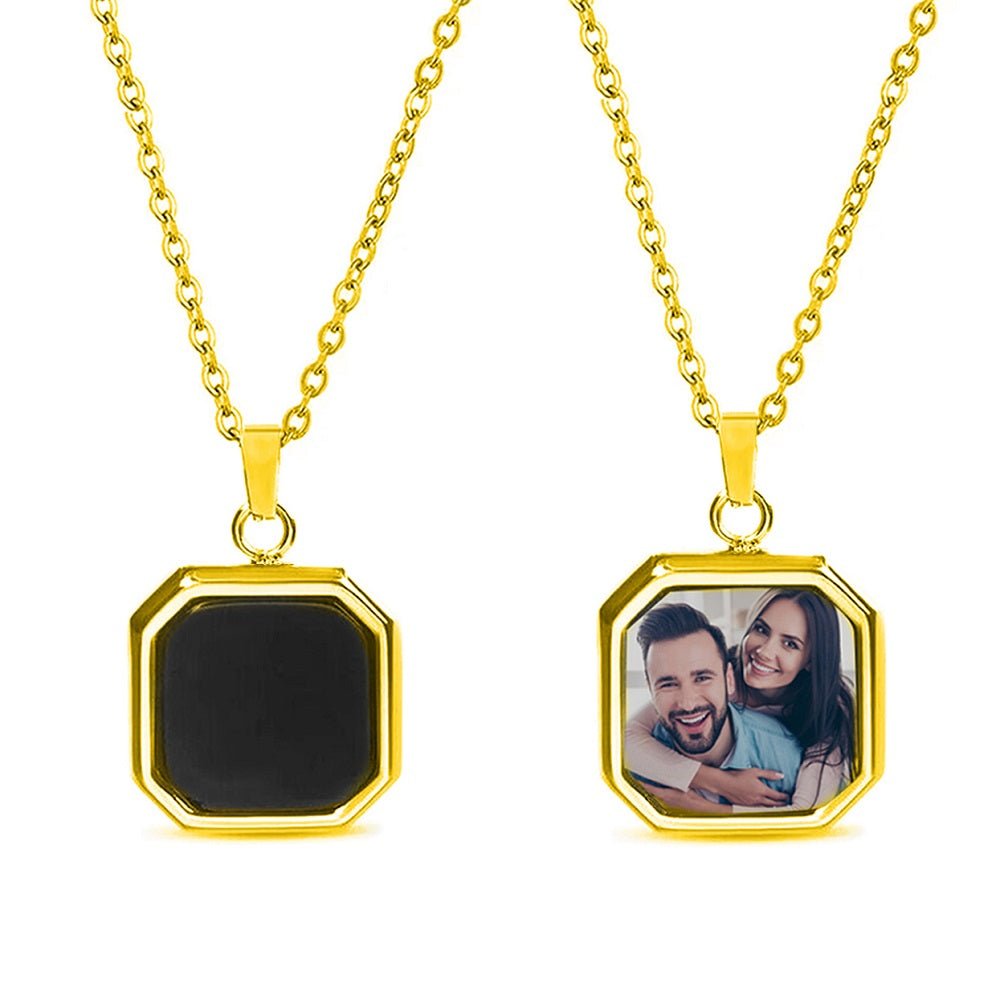 Personalized Heat Photo Necklace - Dazzle Wears