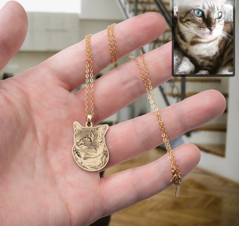 Silhouette Life-Like Cat Necklace - Dazzle Wears